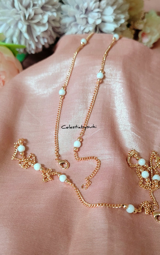 ✨ Pearl Whisper Anklet ✨