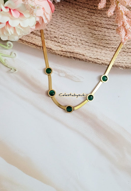 Celestial Emerald Chain